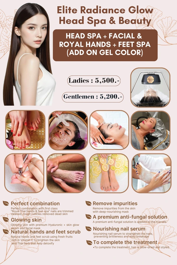 Elite Radiance Glow Head Spa Beauty
