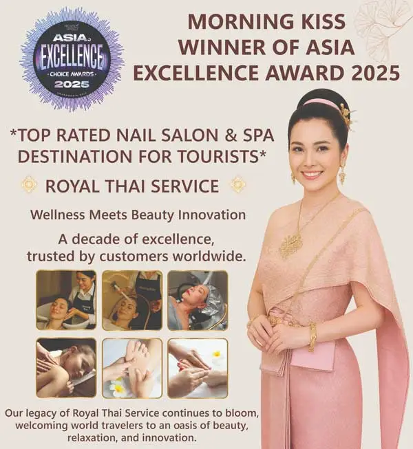 morning kiss head spa and wellness sticker กระจกหน้าร้าน 4 01